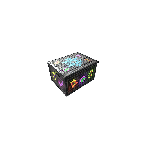 Скин Neon Snowflake Small Box в Rust