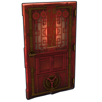 Lunar Horse Fortune Wooden Door image