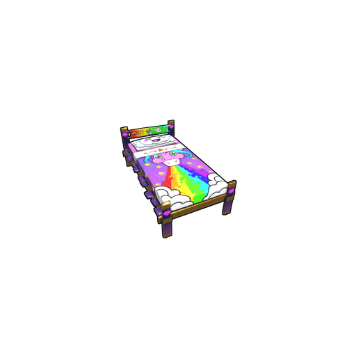 Скин Rainbow Pony Bed в Rust