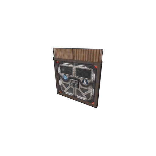 Скин Space Base Sheet Metal Double Door в Rust