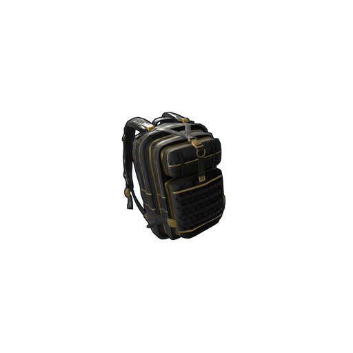Скин Black Gold Backpack в Rust