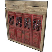 Chinese Panel Wooden Doors image