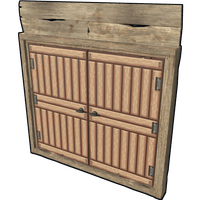 Pixel Wooden Double Door image