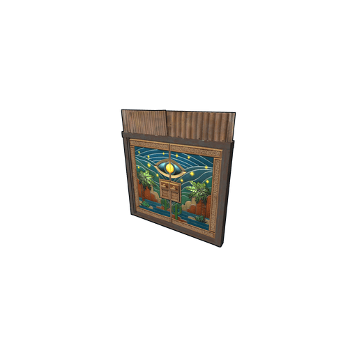 Скин Oasis Sheet Metal Double Door в Rust