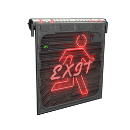 Скин Neon Exit Garage Door