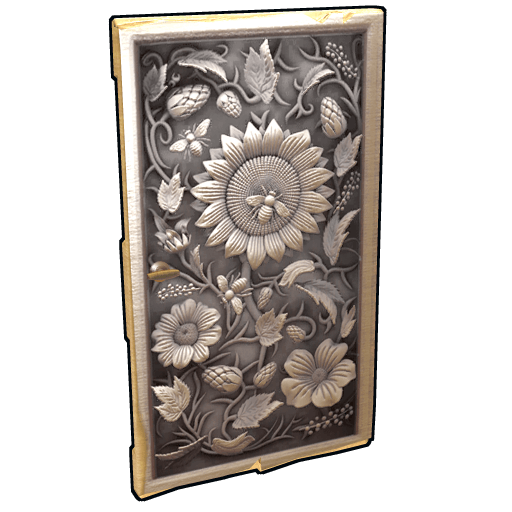 Whittled Bloom Door