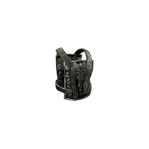 Скин Black Alligator Metal Chest Plate в Rust