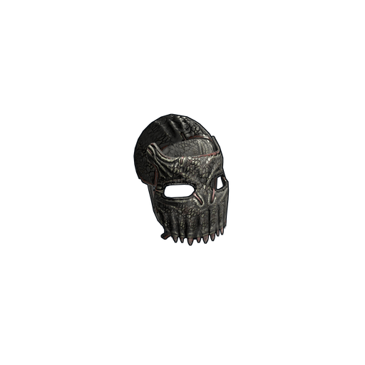 Скин Black Alligator Metal Facemask в Rust