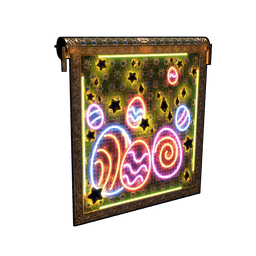 Скин Neon Easter Garage Door