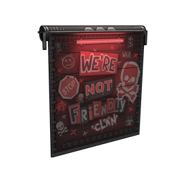 Скин NOT Friendly Clan Garage Door