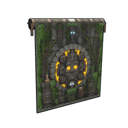 Скин Forbidden Mayan Temple Garage Door