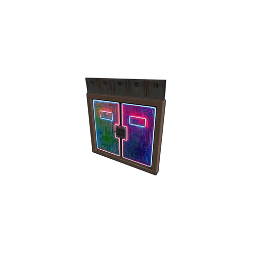 Скин Neon Bismuth Armored Double Door в Rust