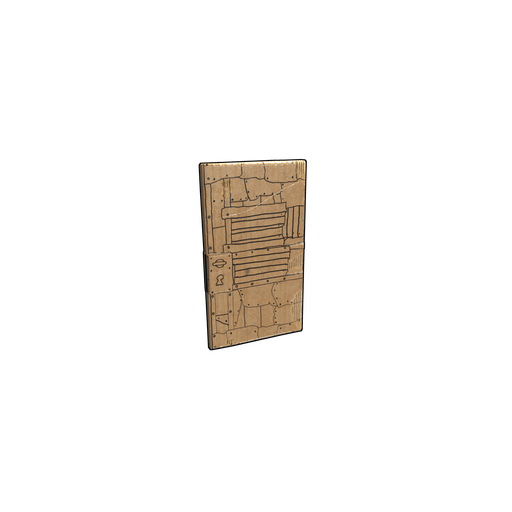 Скин Cardboard Sheet Metal Door в Rust