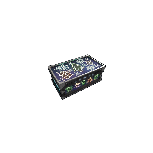 Скин Neon Christmas Large Box в Rust