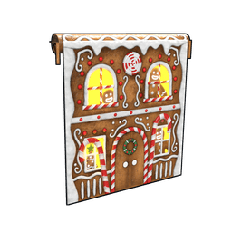 Скин Gingerbread House Garage Door
