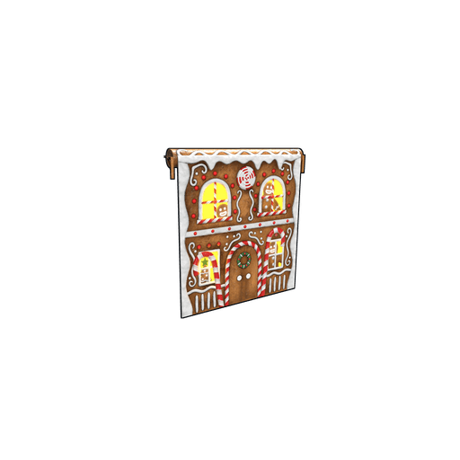 Скин Gingerbread House Garage Door в Rust