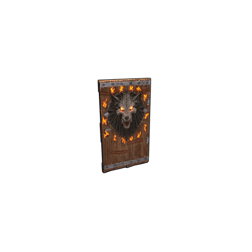 Скин Wolf Warrior Wooden Door в Rust