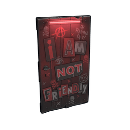 Скин NOT Friendly Wooden Door