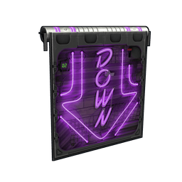 Скин Neon Down Garage Door