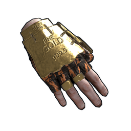 Скин Gold Chains Roadsign Gloves