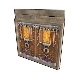 Скин Gingerbread Double Wooden Door