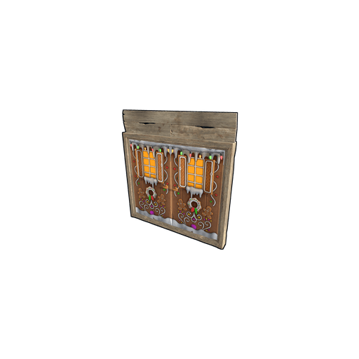 Скин Gingerbread Double Wooden Door в Rust