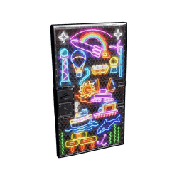 Скин Neon Vibes Sheet Metal Door