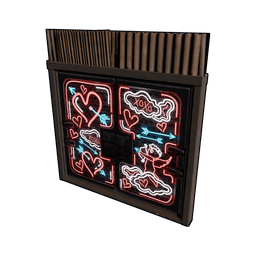 Скин Neon Love Metal Double Door