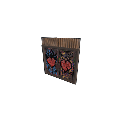 Скин Graffiti Love Double Door в Rust