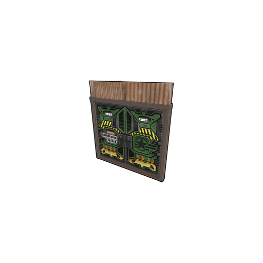 Скин Bombshell Sheet Metal Double Door в Rust