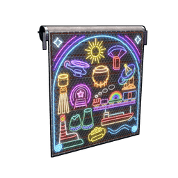 Скин Neon Vibes Garage Door