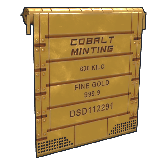 Minted Gold Garage Door
