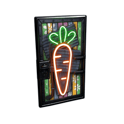 Скин Neon Carrot Door