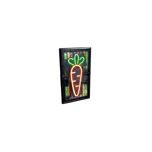 Скин Neon Carrot Door в Rust