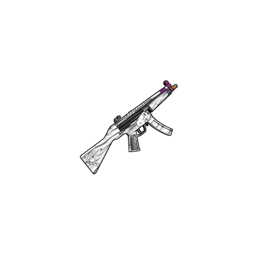 Скин Arctic Skull MP5 в Rust
