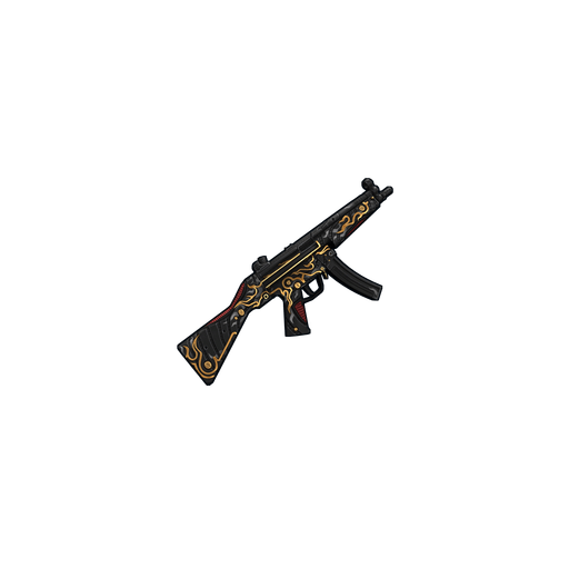 Скин Rare Flame MP5 в Rust