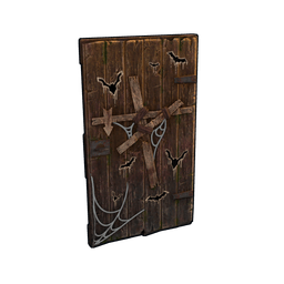 Скин Halloween Wooden Door