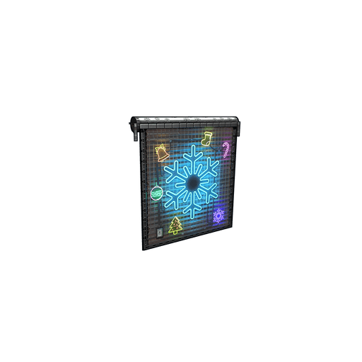 Скин Neon Snowflake Garage Door в Rust