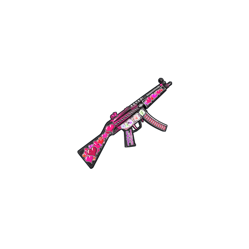 Скин Love Deluxe MP5 в Rust