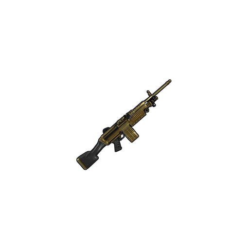 Скин Black Gold M249 в Rust
