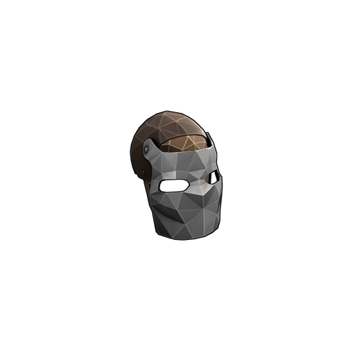 Скин Low Poly Metal Facemask в Rust