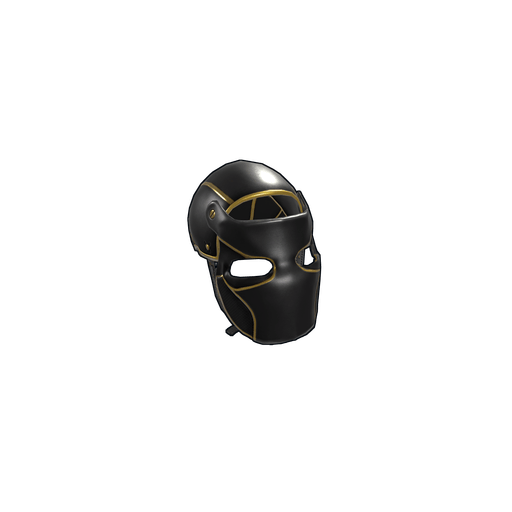 Скин Black Gold Facemask в Rust