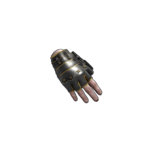 Скин Black Gold Roadsign Gloves в Rust