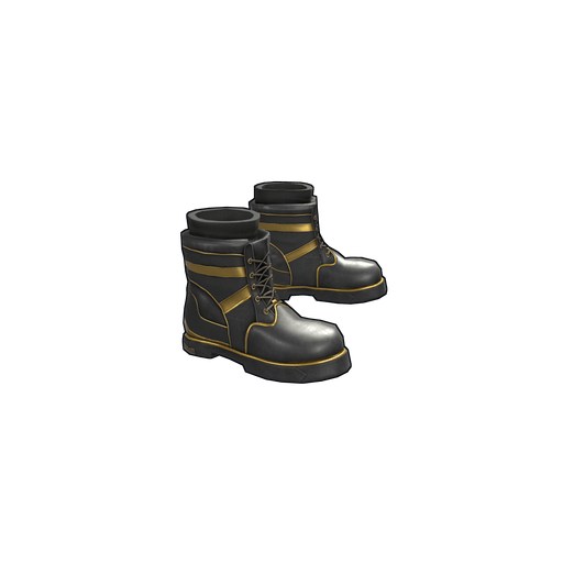 Скин Black Gold Boots в Rust