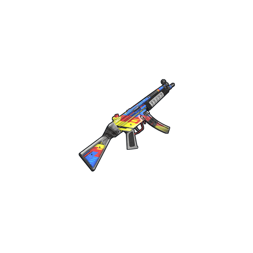 Скин Retro Blast MP5 в Rust