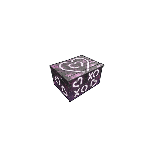 Скин Neon Hearts Box в Rust