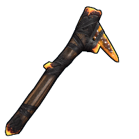 Rust Ancient Amber Stone Pick Axe Skin
