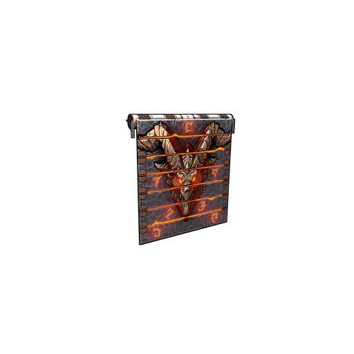 Скин Molten Visage Garage Door в Rust