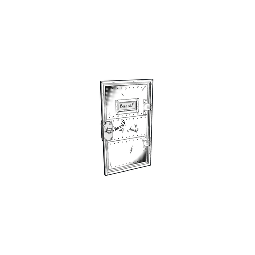 Скин Comics Armored Door в Rust