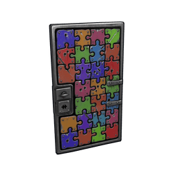 Скин Puzzle Sheet Metal Door